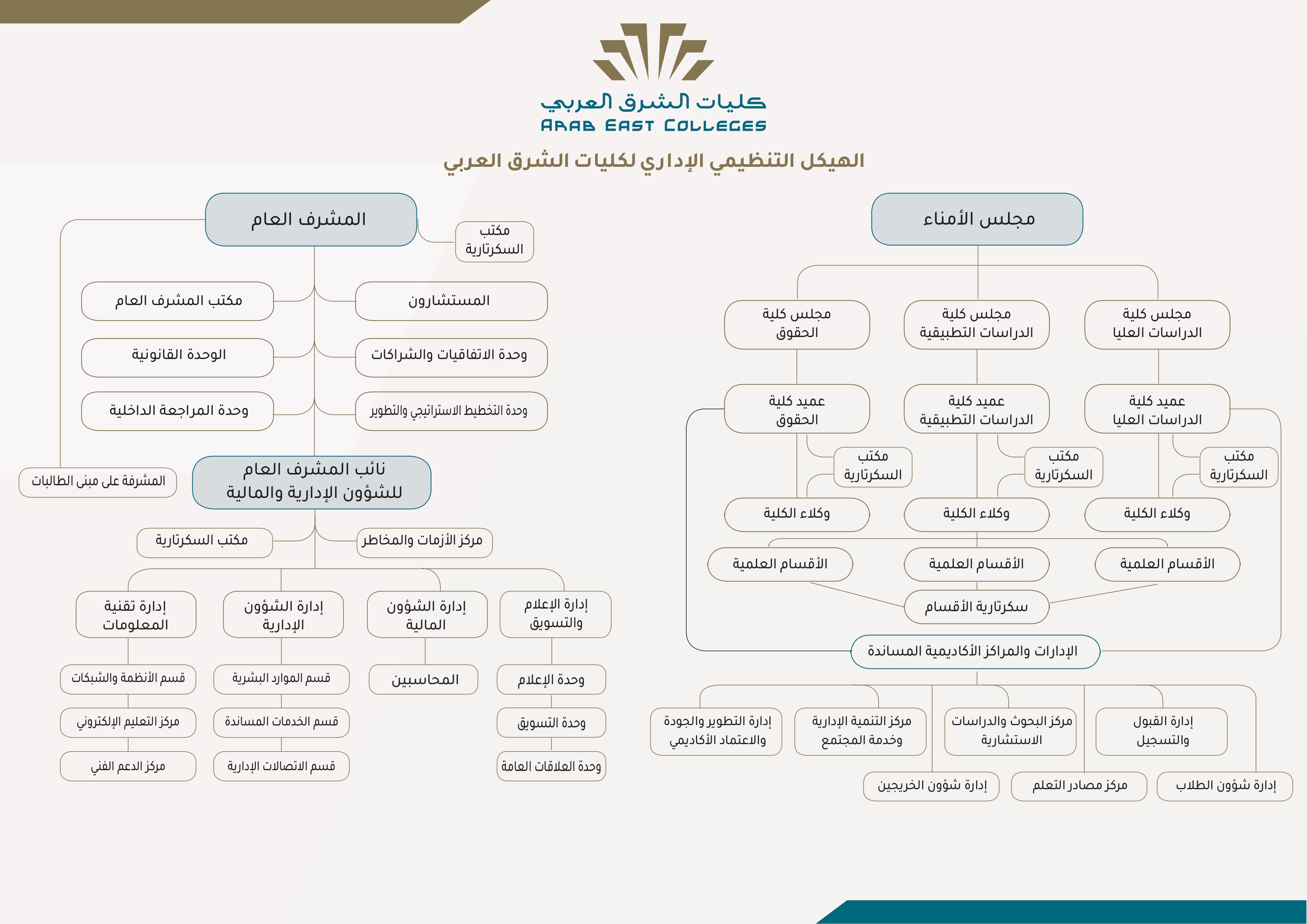 الهيكل التنظيمي